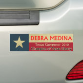 Debra Medina Gouverneur 2010 Bumpersticker (Op auto)
