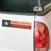 Debra Medina Gouverneur 2010 Bumpersticker (Op Truck)