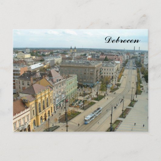 Debrecen Briefkaart (Voorkant)