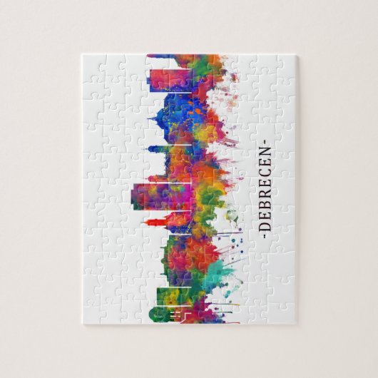 Debrecen Hongarije Skyline Legpuzzel (Verticaal)