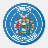 Debrecen Round Emblem Magneet (Voorkant)