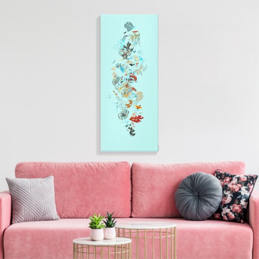 Debris II Canvas Afdruk (Insitu (Woonkamer))