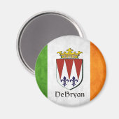 DeBryan Irish Flag Magneet (Voorkant / Achterkant)