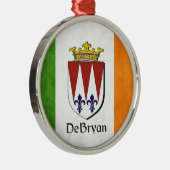 DeBryan Irish Flag Metalen Ornament (Rechts)