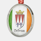 DeBryan Irish Flag Metalen Ornament (Links)