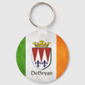 DeBryan Irish Flag Sleutelhanger (Voorkant)