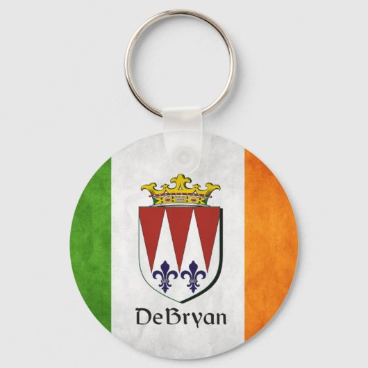 DeBryan Irish Flag Sleutelhanger (Voorkant)
