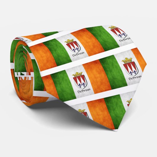 DeBryan Irish Flag Stropdas (Opgerold)