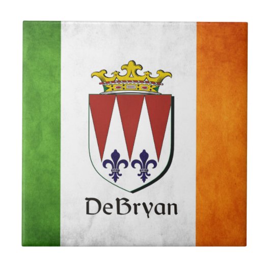 DeBryan Irish Flag Tegeltje (Voorkant)