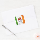 DeBryan Irish Flag Vierkante Sticker (Envelop)