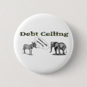 Debt Ceiling Camouflage Button (Voorkant)