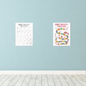 Debt Payoff Tracker Muurkunst Sets (Houten vloer)