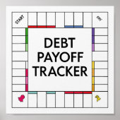 Debt Payoff Tracker Poster (Voorkant)
