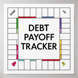 Debt Payoff Tracker Poster