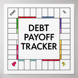 Debt Payoff Tracker Poster