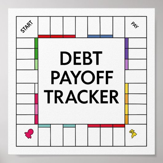 Debt Payoff Tracker Poster (Voorkant)