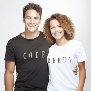 Debug Code Minimalist Clever T-shirt