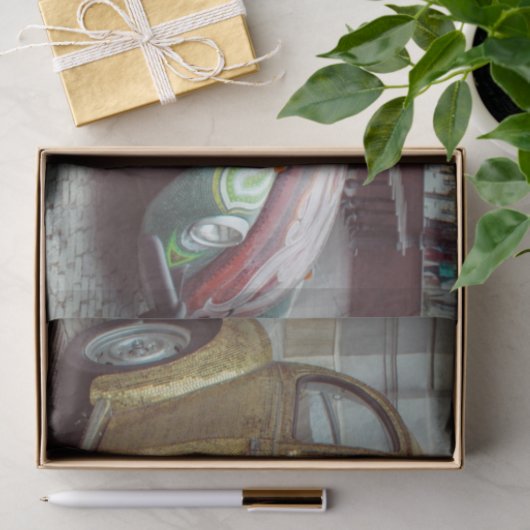 debug-papier voor auto's tissuepapier (Geschenk)