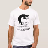 Debuggen is oplossen als jijzelf schuldig bent t-shirt (Voorkant)
