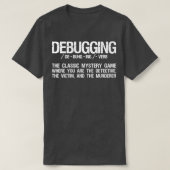 Debugging Definition Programmer Developer Funny SA T-shirt (Design voorkant)