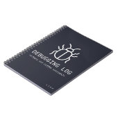 Debugging Log Tranen en Koffie Editie Programmeur Notitieboek (Linkerzijde)