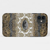 Debusschère Damask Victoriaans Case-Mate iPhone Case (Achterkant (horizontaal))