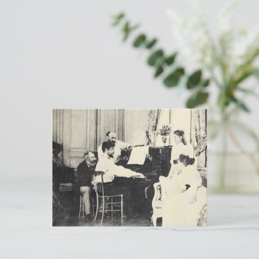 debussie 1893 briefkaart (Staand voorkant)