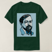 Debussy Franse impressionist Composer Graphic T-shirt (Design voorkant)