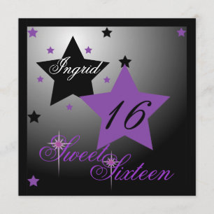 Debutant Star Sweet Sixteen-Cust. Kaart