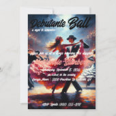 Debutante Ball Cotillion Ballroom Dancing Kaart (Voorkant)