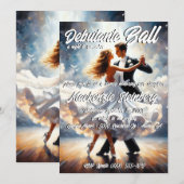 Debutante Ball Cotillion Ballroom Dancing Kaart (Voorkant / Achterkant)