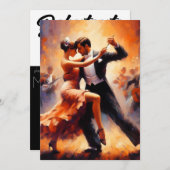 Debutante Ball Cotillion Ballroom Dancing Kaart (Voorkant / Achterkant)