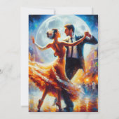 Debutante Ball Cotillion Ballroom Dancing Kaart (Achterkant)