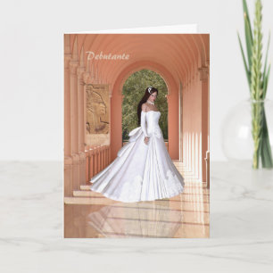 Debutanten felicitatieskaart kaart