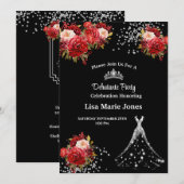 Debutantenfeest Uitnodiging (Voorkant / Achterkant)