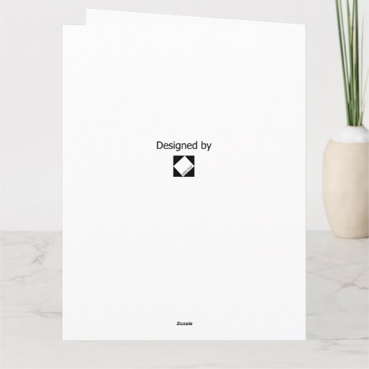 Debuut Felicitaties Kaart (Achterkant)