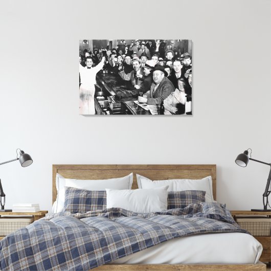 DEC 5 van 1933. VERBOD VERSTREKT PASSEND Canvas Afdruk (Insitu (Slaapkamer))