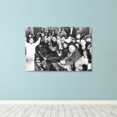 DEC 5 van 1933. VERBOD VERSTREKT PASSEND Canvas Afdruk (Insitu (Houten vloer))