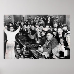 DEC 5 van 1933. VERBOD VERSTREKT PASSEND Poster