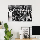 DEC 5 van 1933. VERBOD VERSTREKT PASSEND Poster (Thuiskantoor)