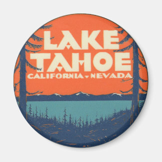 Decaal ontwerp lade van het meer van Tahoe Vintage Magneet
