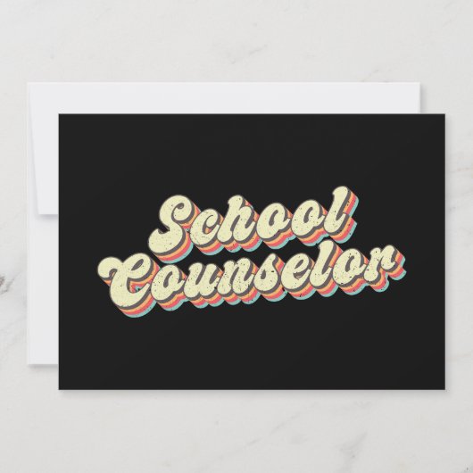 Decaan op school Decaan Studieadviseur Kaart (Voorkant)