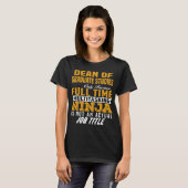 Decaan van de Afstuderen studies T-shirt (Voorkant volledig)