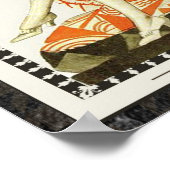 Decadent 1920s Art Deco Avant Garde Couple Poster (Hoek)