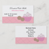 Decadent Cake Balls Visitekaartje (Voorkant / Achterkant)