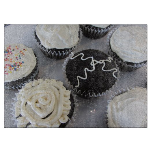 Decadent Cupcakes Snijplank (Voorkant)