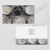 Decadent Cupcakes Visitekaartje (Voorkant / Achterkant)