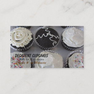 Decadent Cupcakes Visitekaartje