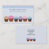 Decadent Cupcakes Visitekaartje (Voorkant / Achterkant)