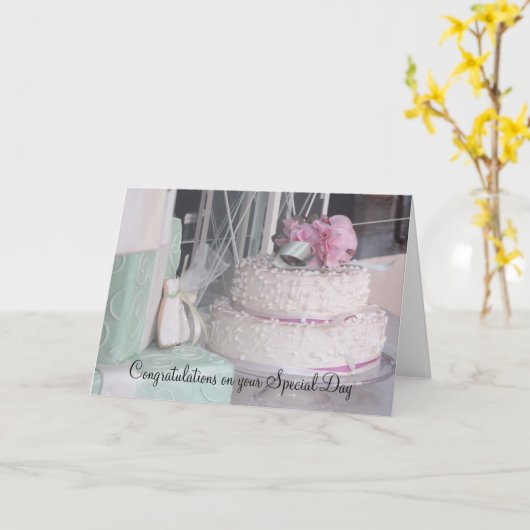 Decadent Designer felicitaties Kaart (Gele Bloem)